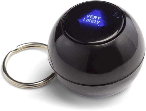 Eight Ball Keychain Mystical Magic Ball Decision Maker Prophecy Magic Ball Black 8 Props Gift Toys