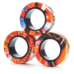 Magnetic Ring Fidget Spinner (Pack Of 3 Rings)