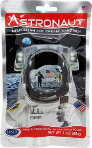 Astronaout Ice Cream Sandwich Neapolitan