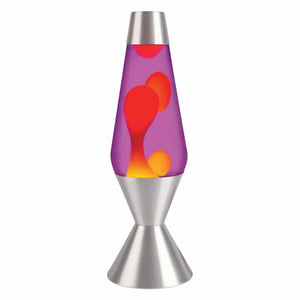 16" Lava Lamp Yellow Purple