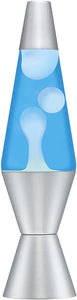 16" Lava Lamp White Blue