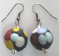 Athena Mosaic Bead Drop Earrings