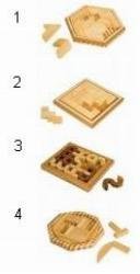 Bamboo Shape Sorter Puzzle