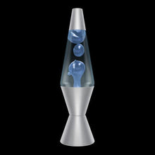16" Lava Lamp Blue Clear