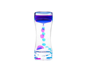 Liquid Motion Timer Bubble Sensory Tube Rectangular Sensory Relaxation Water Toy, Bubble Timer, Bubbler for Sensory Play, Fidget Toy, Children Activity, Desk Top ADHD Timer Adipose Stress Toy