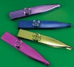 Metallic Colored Plastic Kazoo