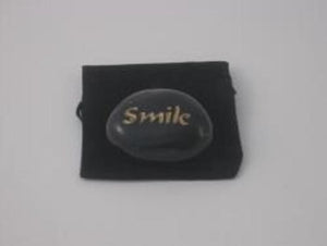 Engraved Stone Smile