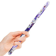 Jumbo Spiral Glitter Wands, Set of 4, Toy Wands for Kids with Mesmerizing Confetti, Calming Sensory Toys for Children, Kids’ Fidget Toys in Assorted Designs, Princess Party Favors