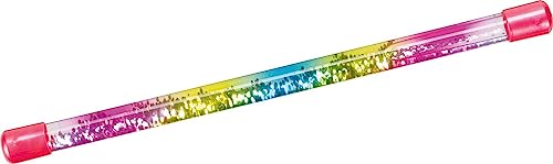 Sparkling Rainbow Baton Glitter Wand 18 Inch