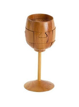 3D Wooden Wine Glass Puzzle