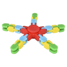 Snap and Click Fidget Spinner 2 in 1 Fidget Toy 3 Pack