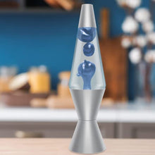 16" Lava Lamp Blue Clear