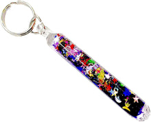 Glitter Wand Key Chain