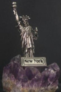 Statue Of Liberty On Amethyst