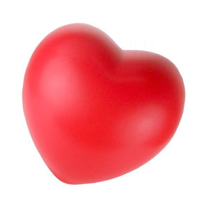 Heart Stress Toy - Red - 6 Pack
