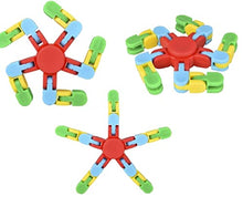 Snap and Click Fidget Spinner 2 in 1 Fidget Toy 2 Pack