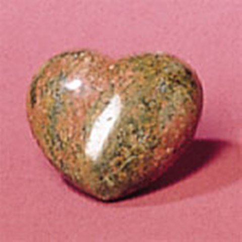 Heart Shaped Unakite