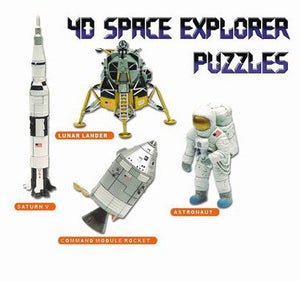 Puzzle 3D Edu-Sci Sonda Spaziale Voyager 43 Pezzi - Regalo Educativo 7+ Anni - Foto 6