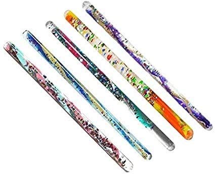 Spiral Glitter Wand 11 Inch Wonder Wand Tube (4-Pack)