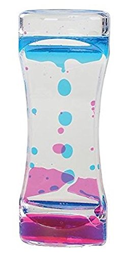 Liquid Motion Timer Bubble Sensory Tube Rectangular Sensory Relaxation Water Toy, Bubble Timer, Bubbler for Sensory Play, Fidget Toy, Children Activity, Desk Top ADHD Timer Adipose Stress Toy