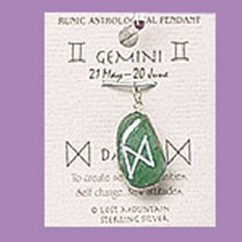 Gemini Runic Pendant