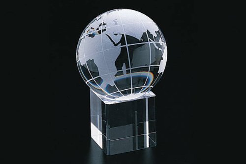 Crystal Globe with Crystal Base