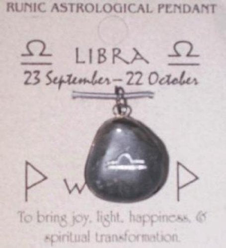 Libra Runic Astrological Pendant