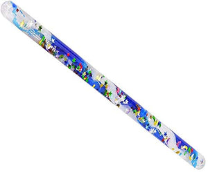 Glitter Wand, Magic Wonder Tube - for Kids, Teachers, Therapists, Sensory Room, Classroom, Talking or Pointing Stick, Pool Floats, Autistic, ADHD, SPD. Jumbo Size.12 Inch (2-Pack)