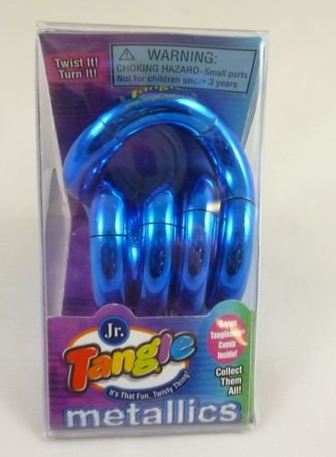 Jr. Tangle - Twist + Turn It! - Novelty Toys - Metallic BLUE (BT183) [Toy]