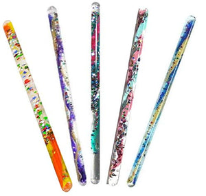 Spiral Glitter Wand 11 Inch Wonder Wand Tube (4-Pack)