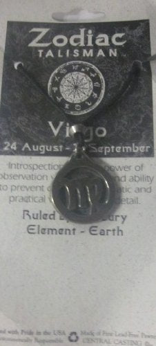 Virgo Zodiac Talisman Pendant