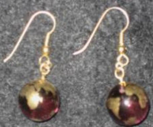 Glass Earth Earring