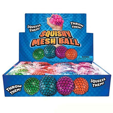 Neon Mesh Squish Ball  - 3 Pack