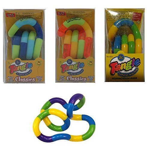 Tangle Jr. Original Fidget Toy, Set of 3! by Tangle Creations