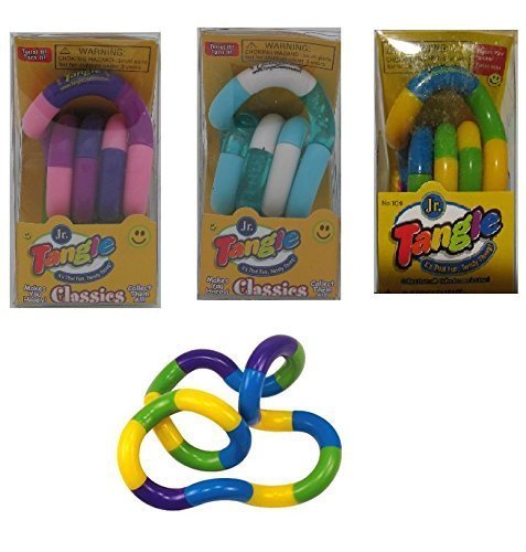 Tangle Jr. Original Fidget Toy, Set of 3 by Tangle Jr.