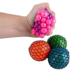 Neon Mesh Squish Ball  - 3 Pack