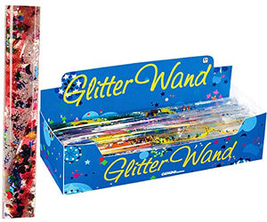 Toysmith Jumbo Spiral Glitter Wands (12.5 Inches) Gift Set Party Bundle - 3 Pack (Assorted)