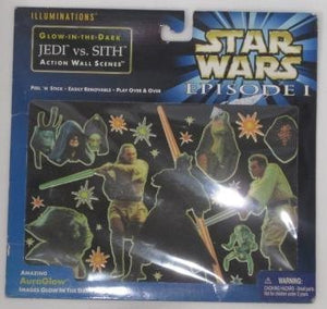 Blow In The Dark Jedi and Sith Battle Stickers