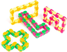 Set of 12 Fidget Stress Relievers Sensory Relaxation Anxiety Relief Fidget Pack with Tangle Jr. Metallic Twist Fidget Snake Cube, and More