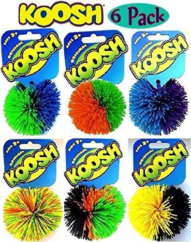 Koosh Ball Classic - Set Of 6 - Assorted Colors
