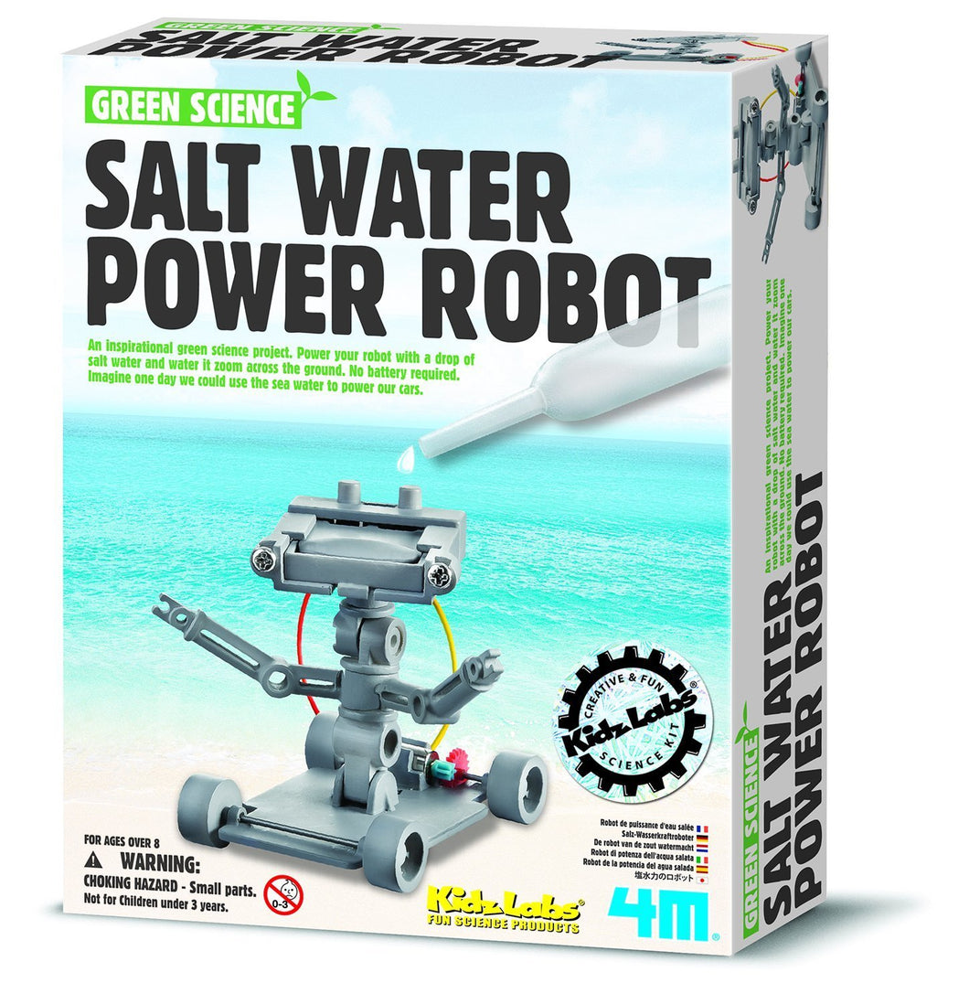 Salt Water Powered Robot Kit