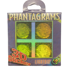 Phantagram 3D Stickers Globe 3 Pack