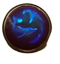 Hologram Lapel Pin Dolphins