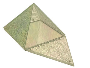 Dazzling 4-Inch Crystal Colored Pyramid Box: Elegant Storage for Your Treasures