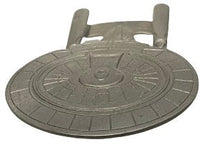 Miniature Pewter USS Enterprise: 1 Inch Height, 3.2 Inches Width - A Star Trek Collector's Delight