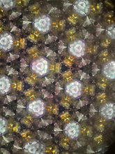 Enchanting Elegance: 8-Inch Velvet Kaleidoscope with Colorful Stone Chamber SMALL TEAR