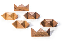 Star Puzzle - 3D wooden interlocking brain teaser puzzle, wood puzzle, wood brain teaser, wooden brain teaser puzzle, gift for smart kids