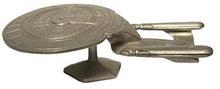 Miniature Pewter USS Enterprise: 1 Inch Height, 3.2 Inches Width - A Star Trek Collector's Delight