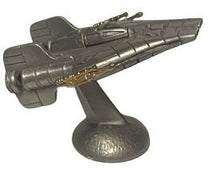 Handcrafted Pewter A-Wing Fighter Miniature - 1.7" Height, 2.5" Width - Star Wars Collectible